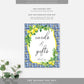Positano Lemons | Printable Cards and Gifts Sign Template