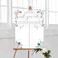 Ferras Blossom Pink Blue | Printable Gender Reveal Voting Game Sign