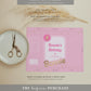 Barbie Party Pink Gold | Printable Chip Packet Favour Template