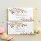 Cambridge Floral Multi | Printable Chocolate Bar Favour Wrappers Template - Black Bow Studio