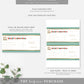 Stripe Green Gold | Printable Christmas Cheque Gift Voucher