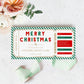 Stripe Green Gold | Printable Christmas Concert Custom Gift Voucher Template