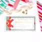 Stripe Green Red | Christmas Gift Voucher