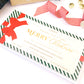 Stripe Green Red | Christmas Gift Voucher