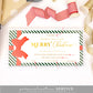 Stripe Green Red | Christmas Gift Voucher