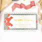 Stripe Green Red | Christmas Gift Voucher