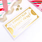Golden Ticket Gold | Christmas Gift Voucher