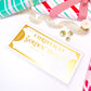 Golden Ticket Gold | Christmas Gift Voucher