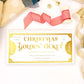 Golden Ticket Gold | Christmas Gift Voucher