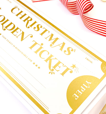Golden Ticket Gold | Christmas Gift Voucher