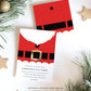 Santa Coat Red | Printable Christmas Party Invitation - Black Bow Studio