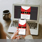 Santa Coat Red | Printable Christmas Party Invitation - Black Bow Studio