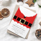 Santa Coat Red | Printable Christmas Party Invitation - Black Bow Studio