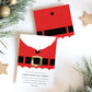 Santa Coat Red | Printable Christmas Party Invitation - Black Bow Studio