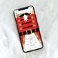 Nutcracker Coat Red | Smartphone Christmas Invitation Template