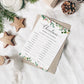 Merriment Christmas | Printable Christmas Word Scramble Game - Black Bow Studio