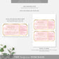 Watercolour Pink | Printable Custom Gift Voucher