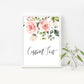 Darcy Floral Pink | Printable Custom Text Sign Template - Black Bow Studio