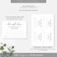 Quinn Script White | Printable Date Night Ideas Sign and Card Template