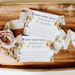 Mews Floral White | Printable Date Night Ideas Sign and Card Template