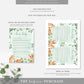 Woodland Animals Green | Printable Dear Baby Shower Game