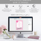 Barbie Party Pink Silver | Printable Drinks Bar Menu Sign Template