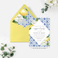 The Med Lemons | Printable Envelope Liner - Black Bow Studio