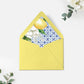 The Med Lemons | Printable Envelope Liner - Black Bow Studio