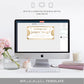 Golden Ticket Gold | Printable Father's Day Custom Gift Voucher Template