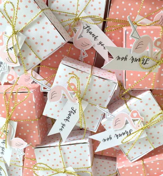 Polka Dot | Printable Favour Boxes - Black Bow Studio