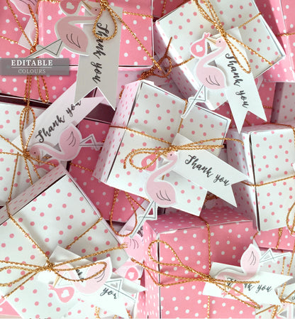 Polka Dot | Printable Favour Boxes - Black Bow Studio