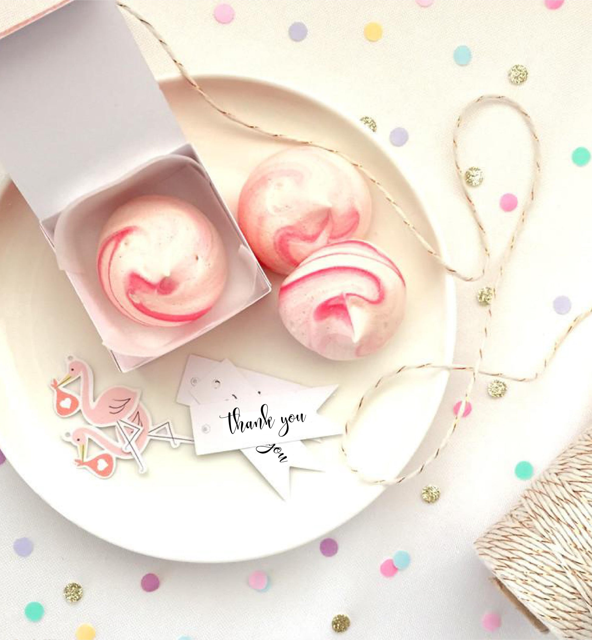 Polka Dot | Printable Favour Boxes - Black Bow Studio