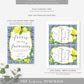 Positano Lemons | Printable Favours Sign Template