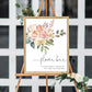 Cambridge Floral Multi | Printable Flower Bar Sign Template - Black Bow Studio