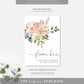 Cambridge Floral Multi | Printable Flower Bar Sign Template - Black Bow Studio