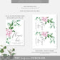 Ferras Blossom Pink | Printable Flower Bar Sign Template