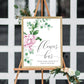 Ferras Blossom Pink | Printable Flower Bar Sign Template