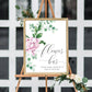 Ferras Blossom Pink | Printable Flower Bar Sign