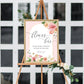 Quinn Floral Pink | Printable Flower Bar Sign