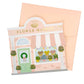 Flower Market Pink Gold | Greeting Card