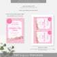 Barbie Party Pink Gold | Printable Galentine's Day Invitation Template