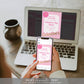 Barbie Party Pink Gold | Printable Galentine's Day Invitation Template
