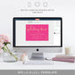 Paintly Hot Pink | Printable Galentine's Dinner Invitation
