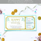Ferras Blossom Greenery Gold | Birthday Gift Voucher