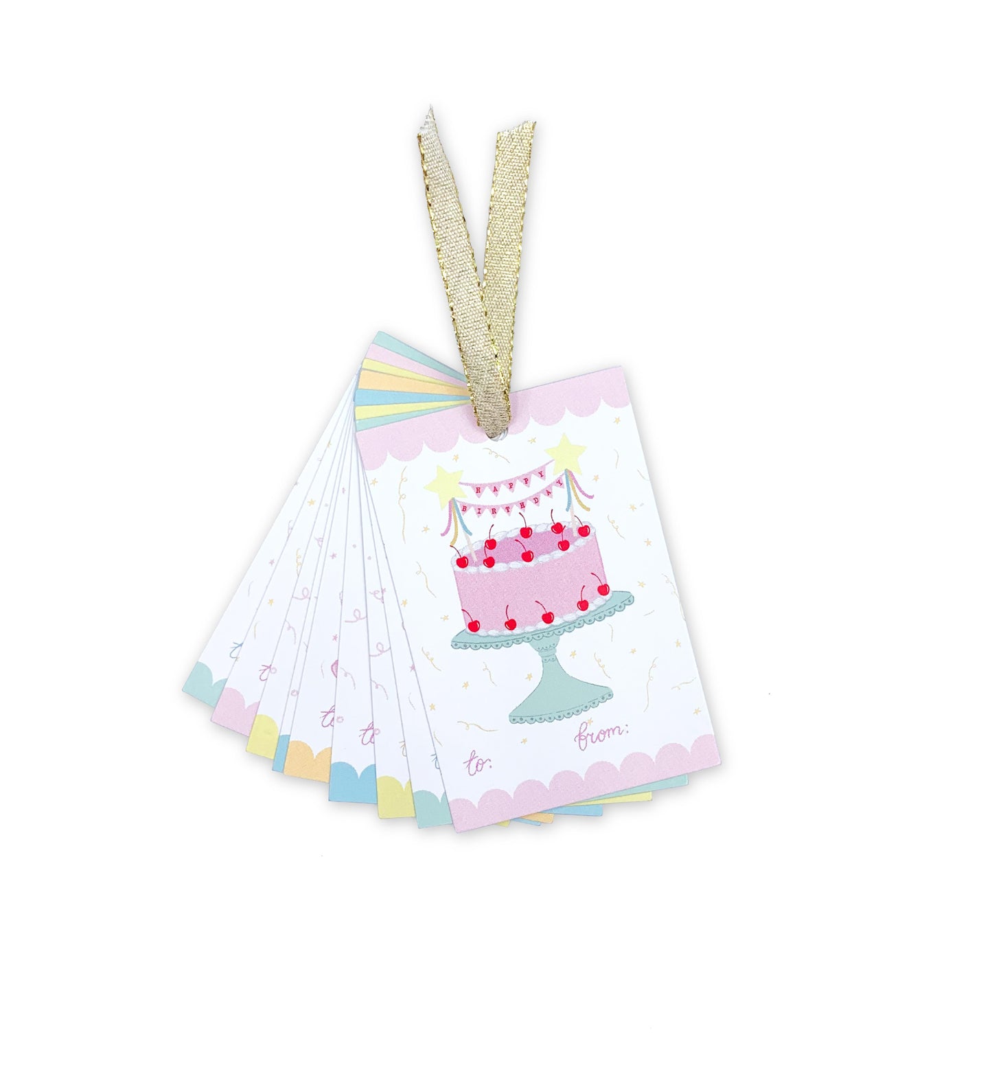 Birthday Party Multi | Set of 10 Gift Tags