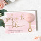 Watercolour Pink | Printable Girls Are The Balm Favour Card