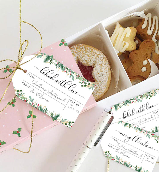 Merriment Christmas | Printable Christmas Baking Gift Tag