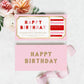 Stripe Red Pink | Printable Custom Gift Voucher