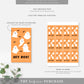 Friendly Ghost Orange | Printable Halloween Favour Tag Template