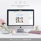 Watercolour Blue | Printable How Old Were They Photo Baby Shower Game Template